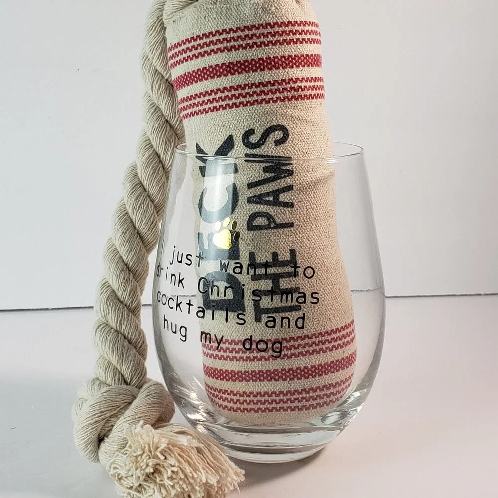 🍷🐾 Wine Glass & Dog Toy Sets - Perfect for Pet Lovers and Wine Enthusiasts! 🐶